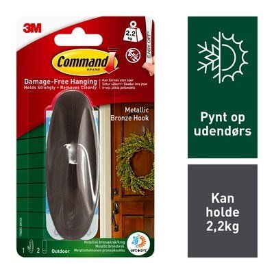 Command udendr stor designerkrog metal 17083BZ-AW